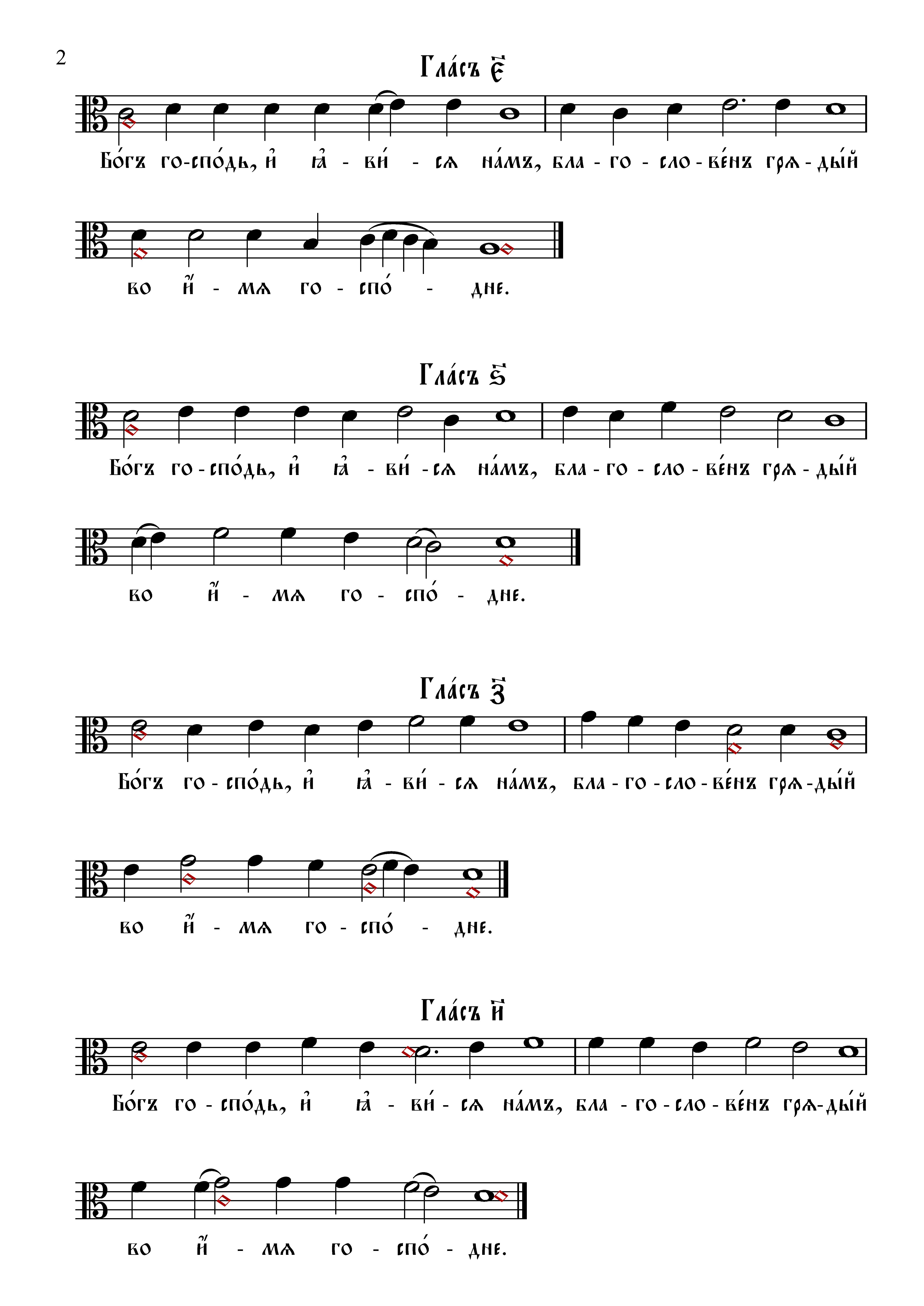 23 Бог Господь (вал) оконч