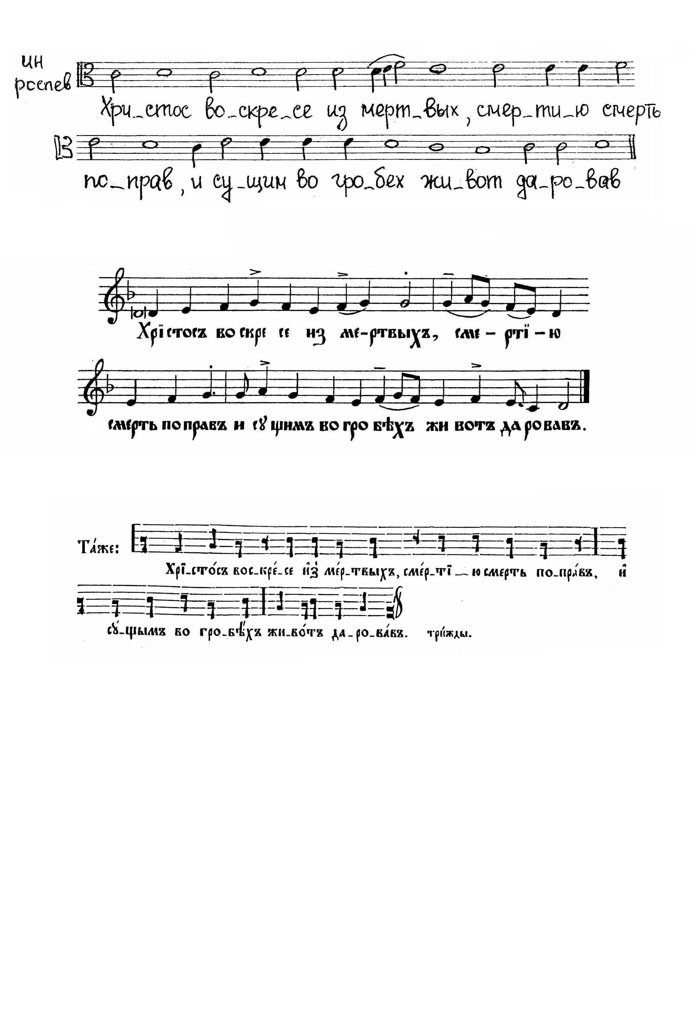 86. Тропари Христос воскресе